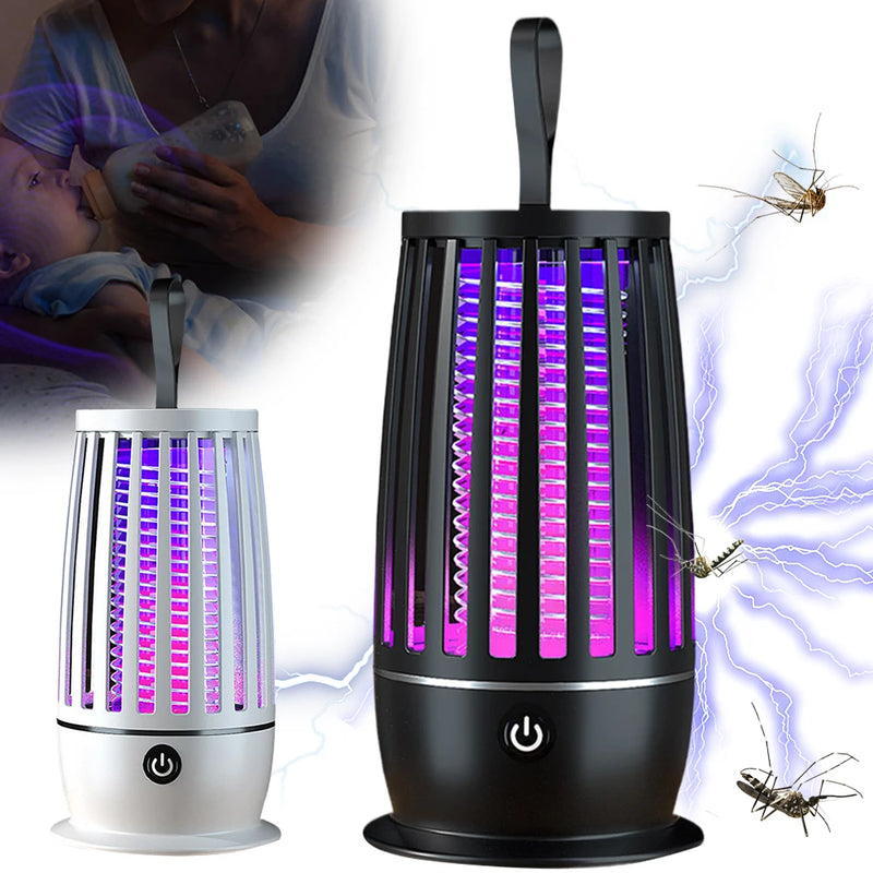 Electric Mosquito Swatter, Insect Trap, USB Rechargeable Lamp